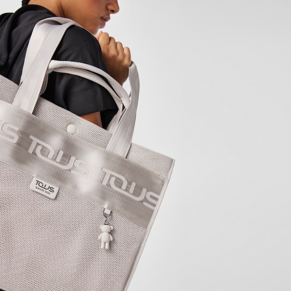 Shopping grande Ina TOUS gris