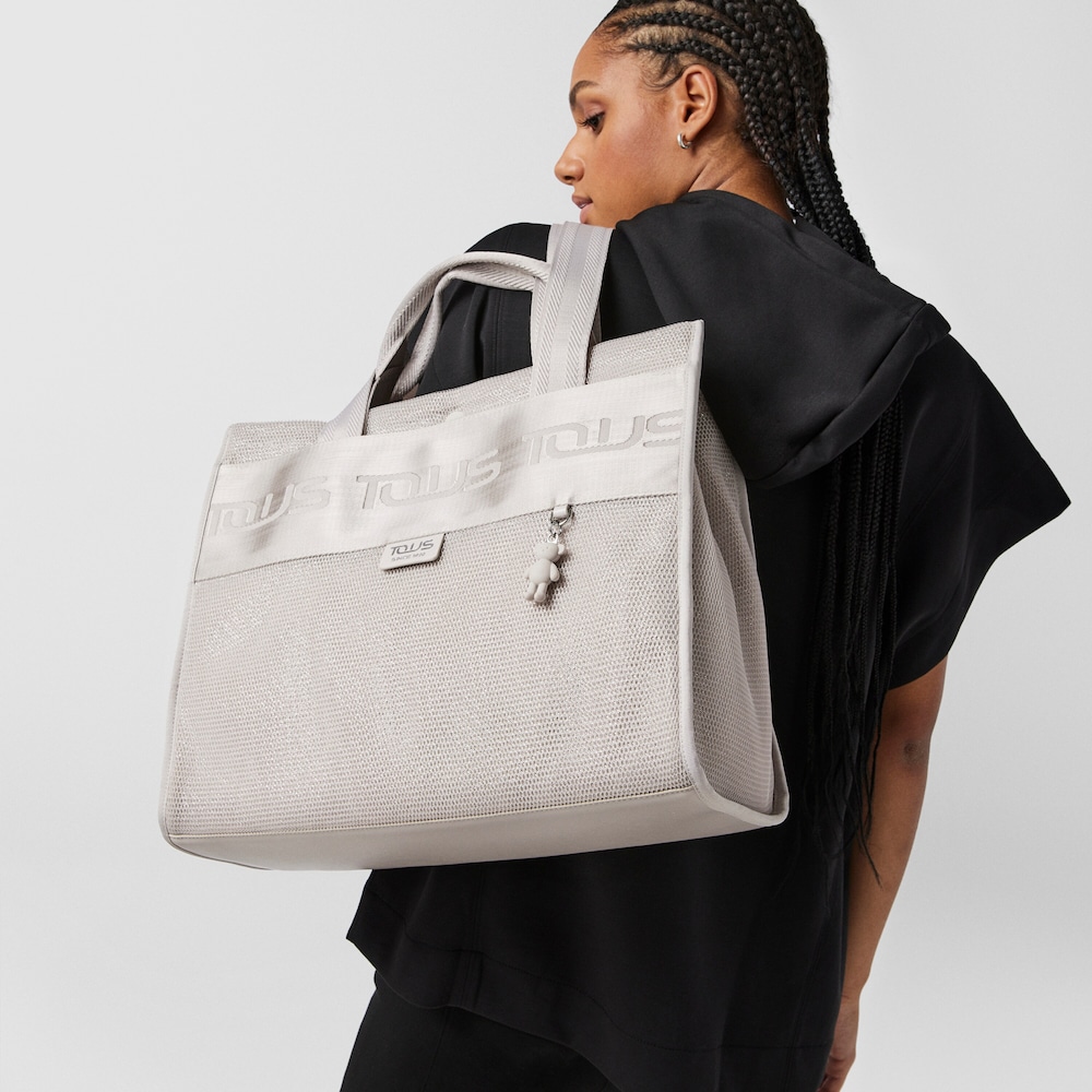 Shopping grande Ina TOUS gris