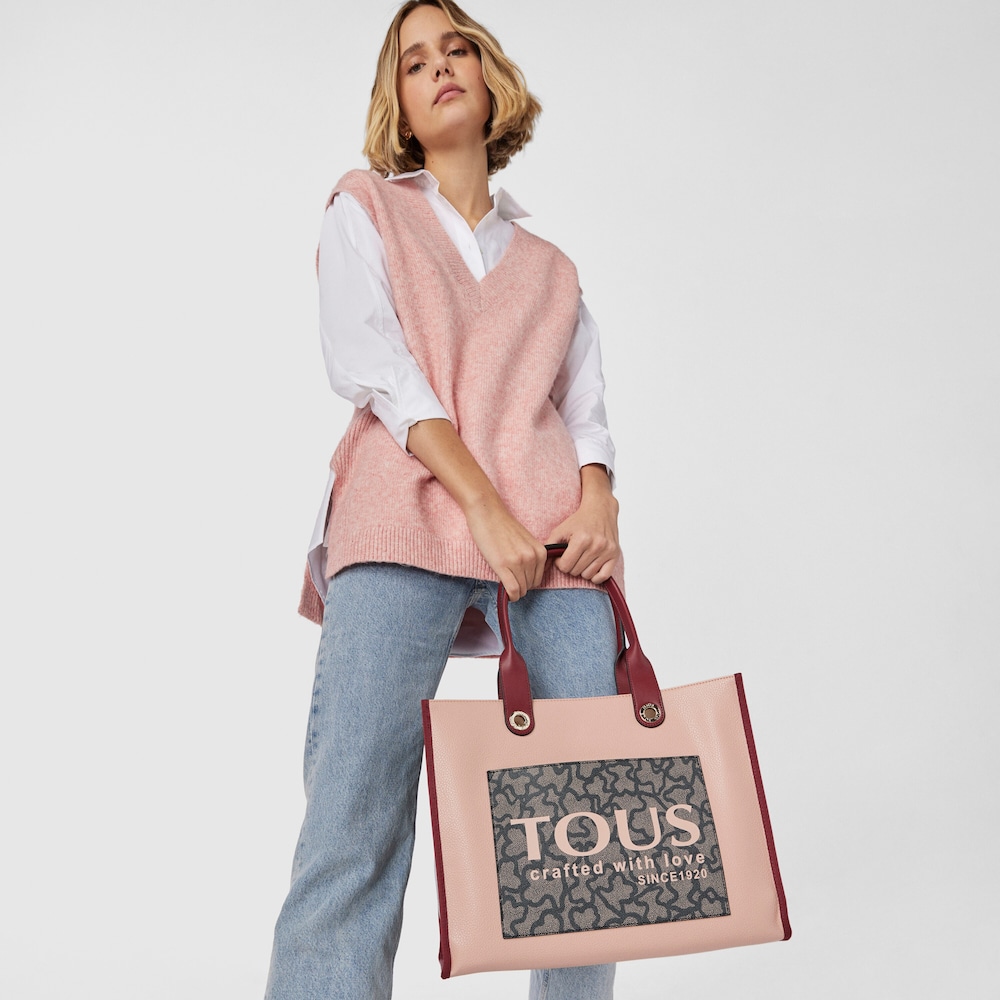 Shopping grande Amaya Kaos Icon rosa image number 3