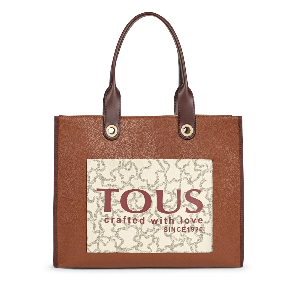 Large multi-brown Amaya Kaos Icon Shopping bag image number 0