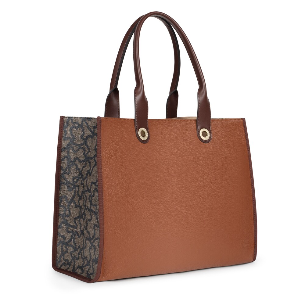 Large multi-brown Amaya Kaos Icon Shopping bag image number 1