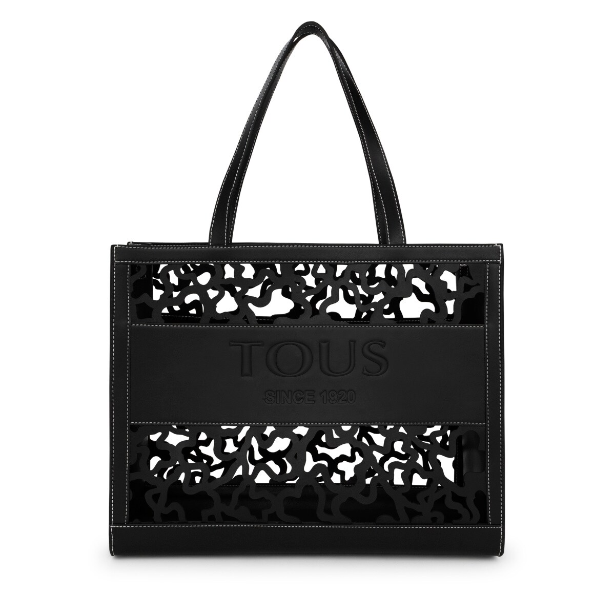 Large black Amaya Kaos Shock shopping bag | TOUS