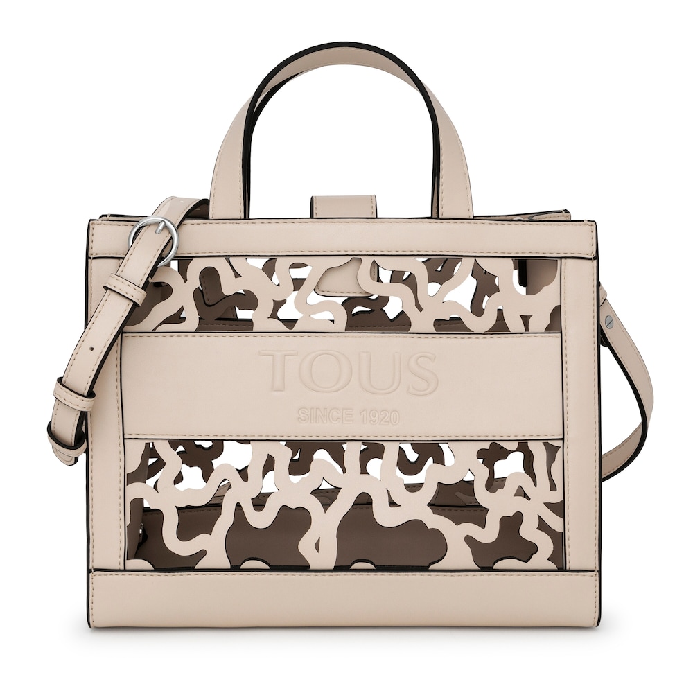 Shopping mediano Amaya Kaos Shock beige