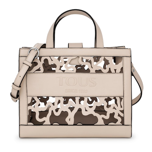 Shopping mediano Amaya Kaos Shock beige