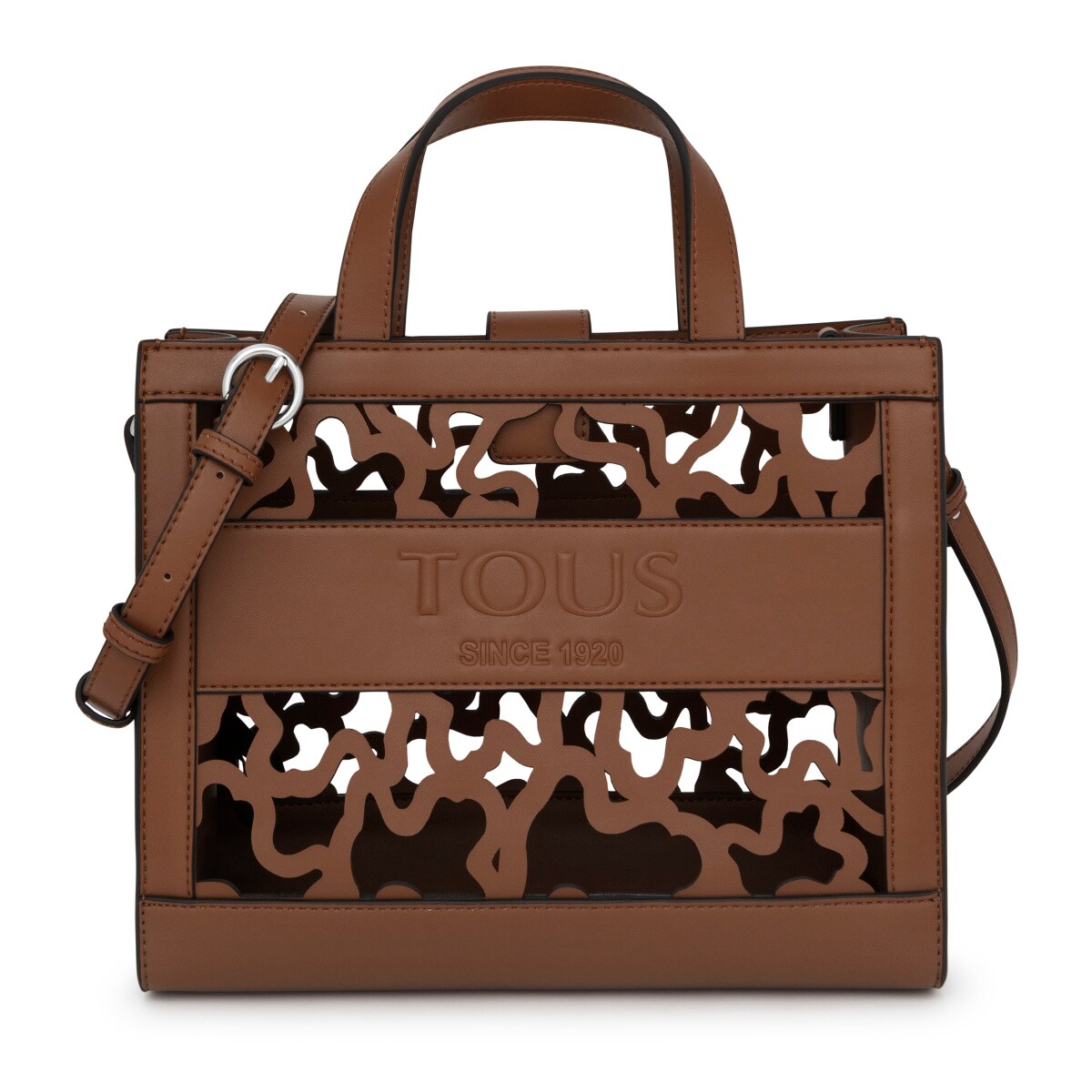 Medium brown Amaya Kaos Shock shopping bag | TOUS
