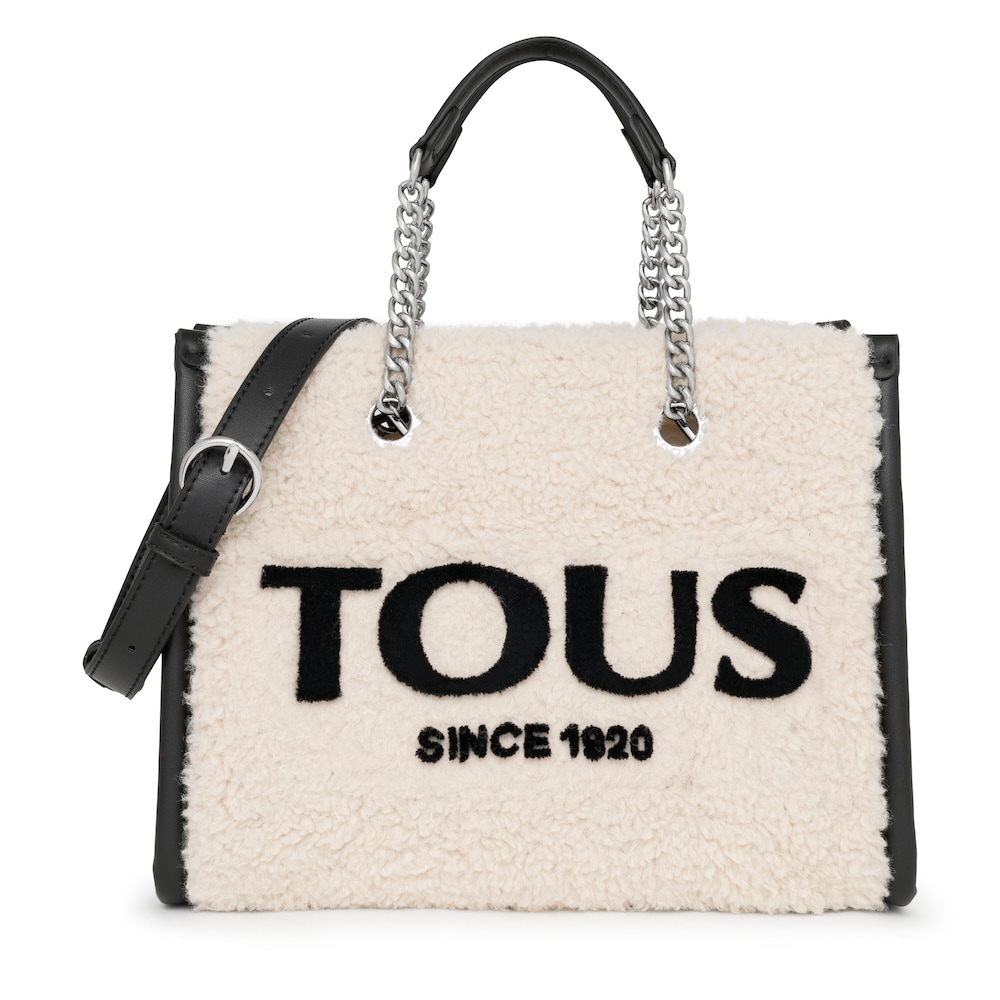 Medium beige Amaya Warm Shopping bag image number 0