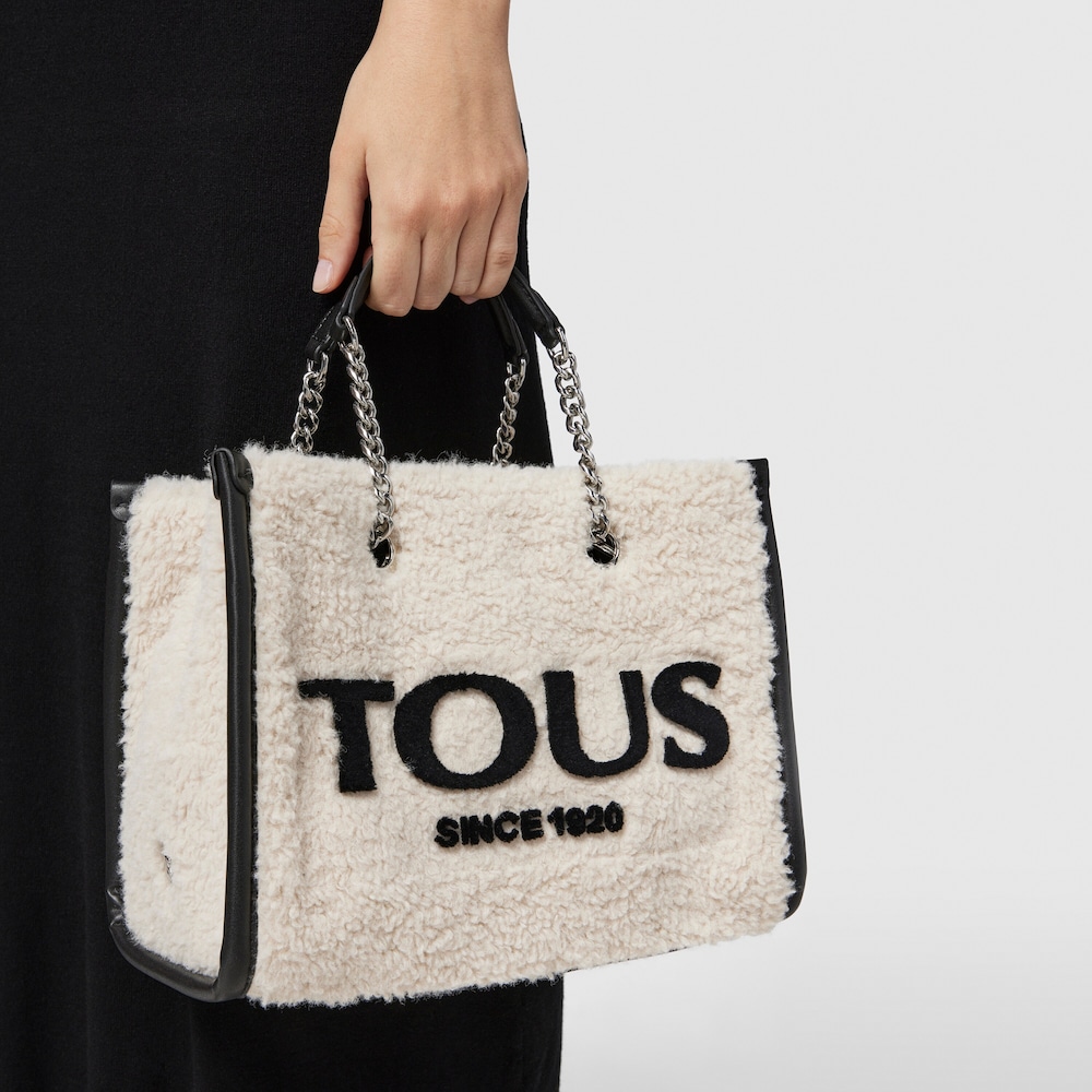 Medium beige Amaya Warm Shopping bag image number 3