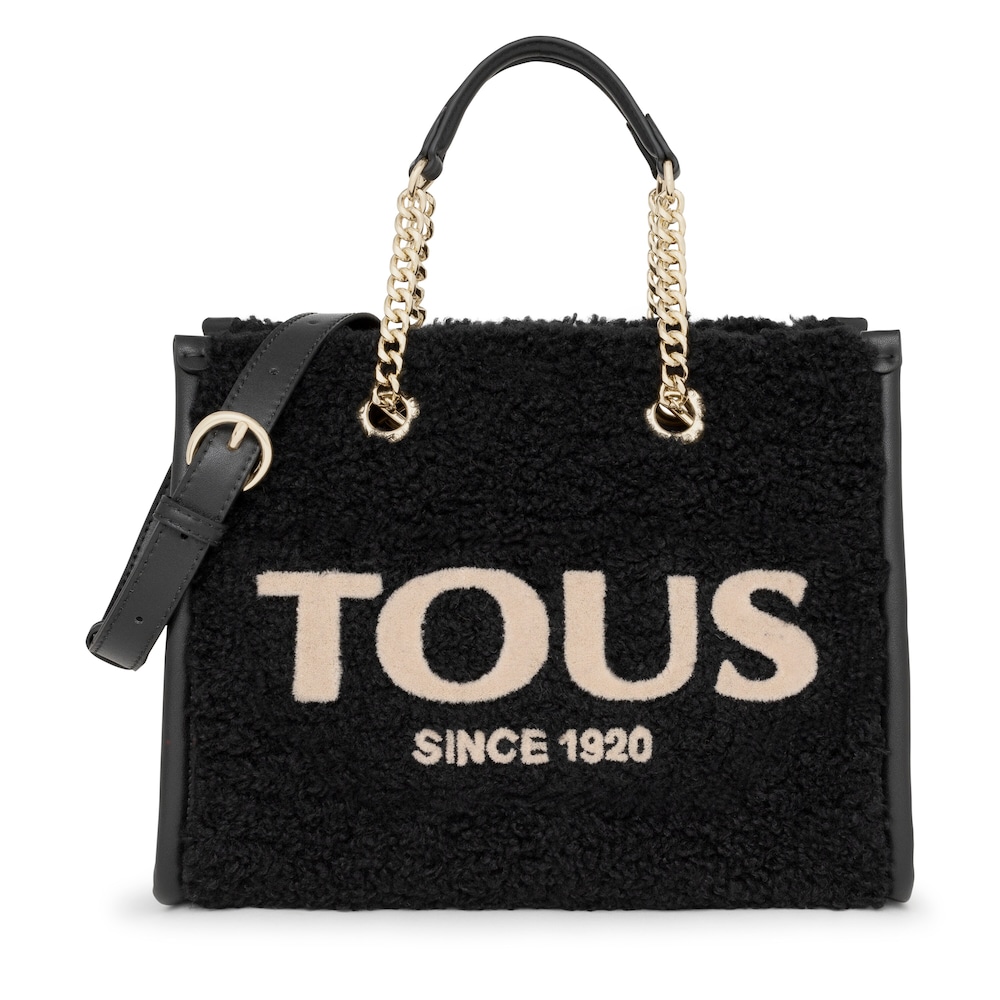 Medium black Amaya Warm Shopping bag image number 0