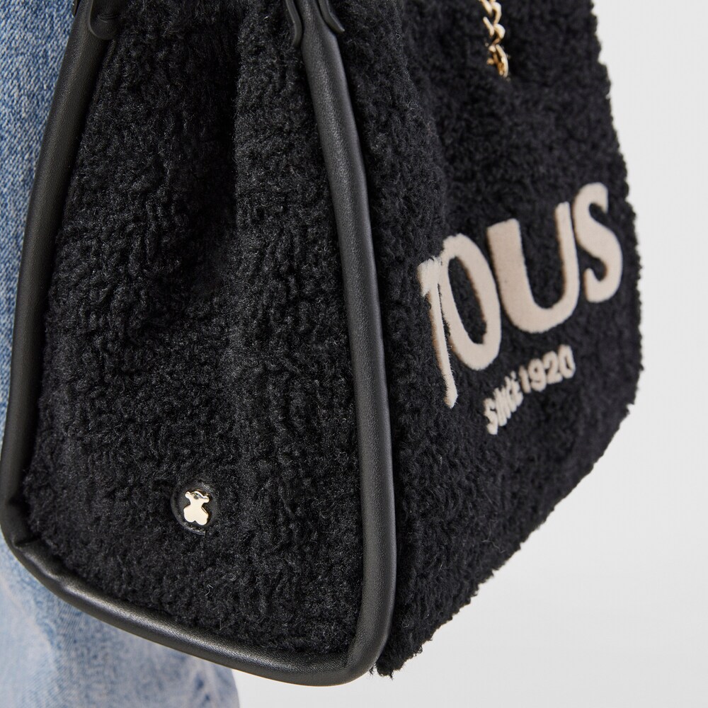 Medium black Amaya Warm Shopping bag image number 6