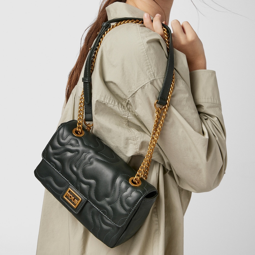 Bolsa de corpo cruzada pequena aba Kaos Dream verde