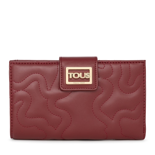 Large burgundy Kaos Dream wallet image number 0