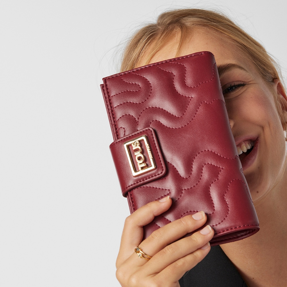 Billetera grande Kaos Dream burdeos