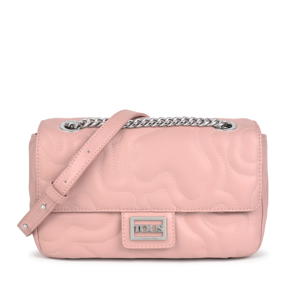 Bandolera peque&ntilde;a con solapa Kaos Dream rosa