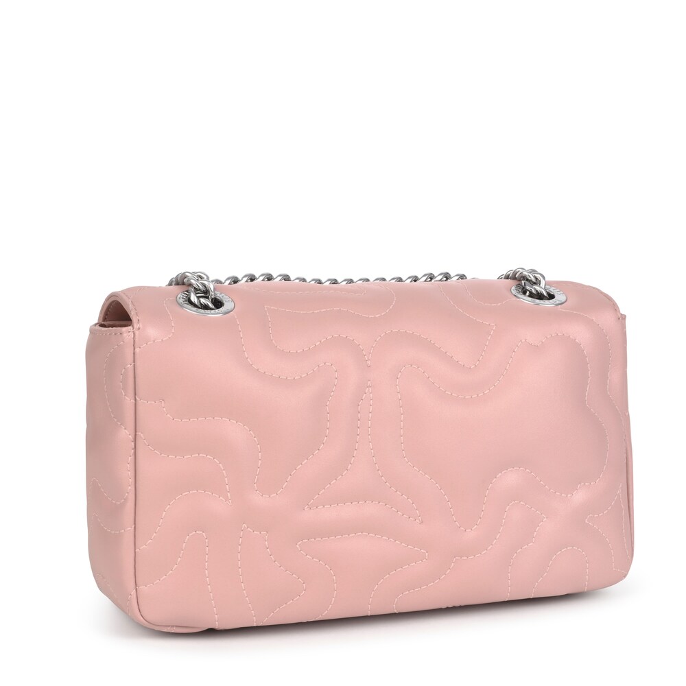 Bandolera peque&ntilde;a con solapa Kaos Dream rosa