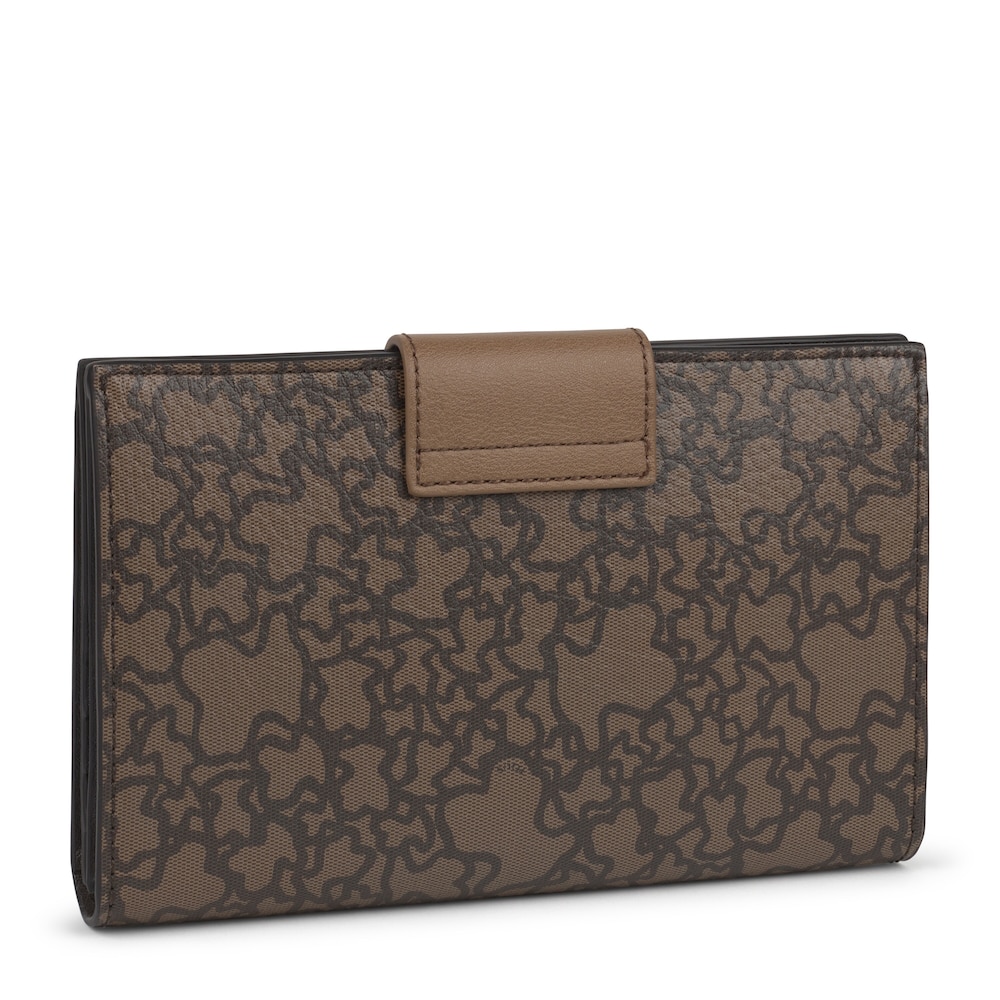 Billetera mediana Kaos Mini marrón image number 1