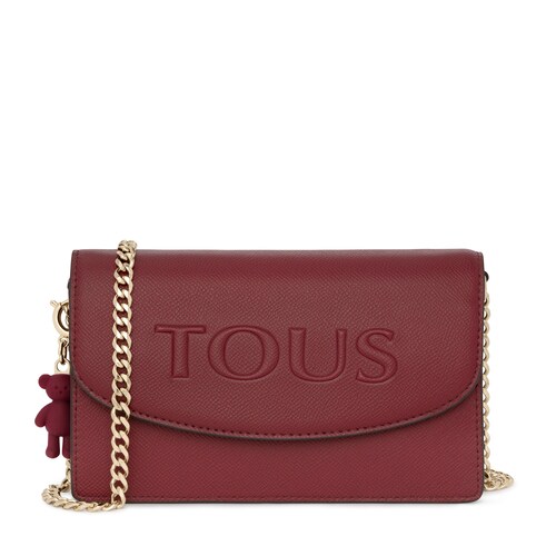 Small burgundy T Pop Crossbody bag image number 0