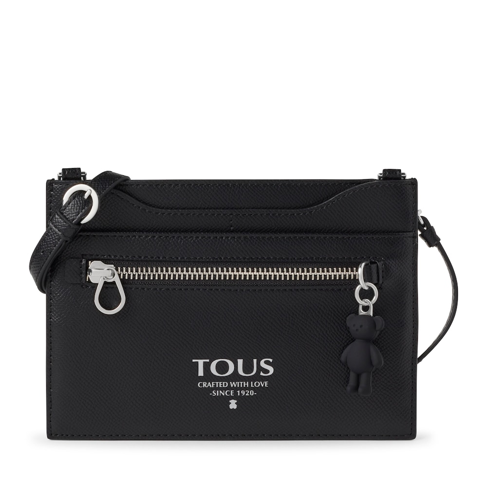 Kartenetui TOUS Pop zum Umh&auml;ngen in Schwarz