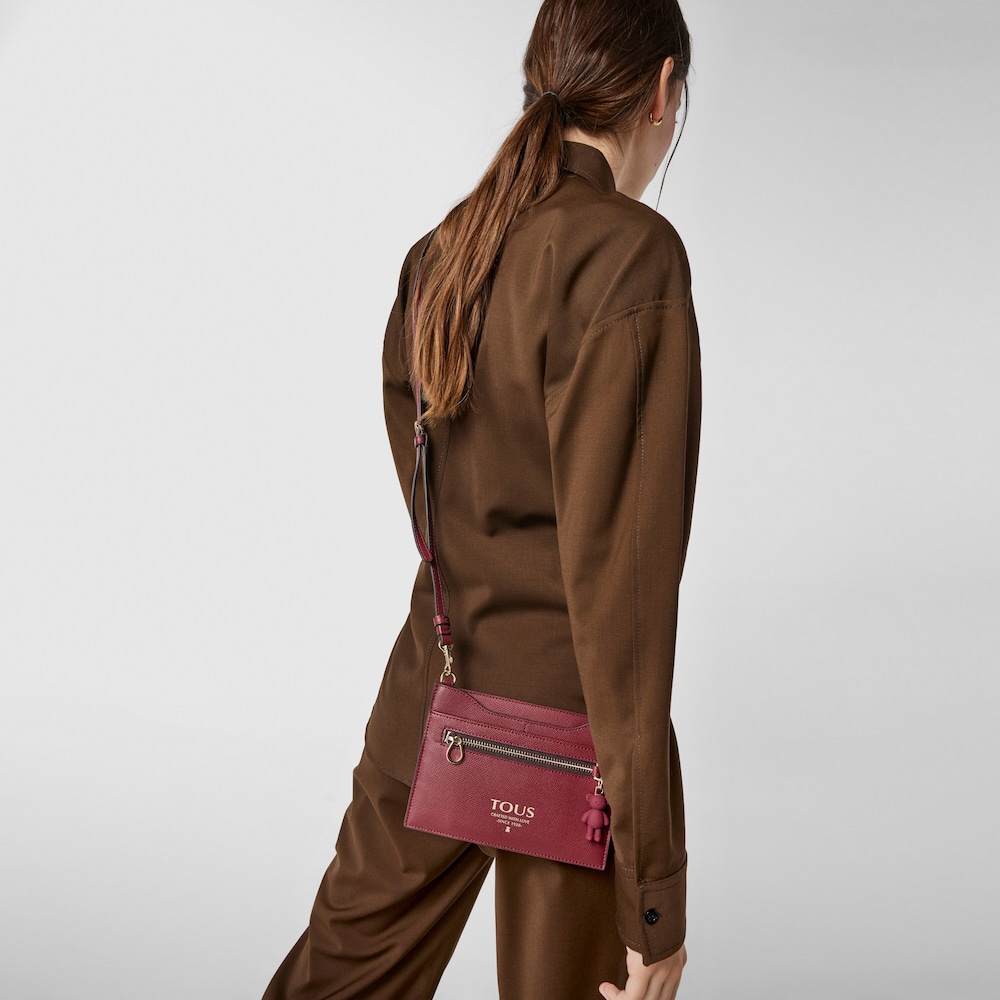 Targetero colgante Tous Pop burdeos