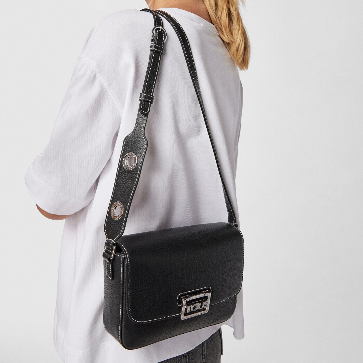 Black leather TOUS Legacy Crossbody bag image number 5