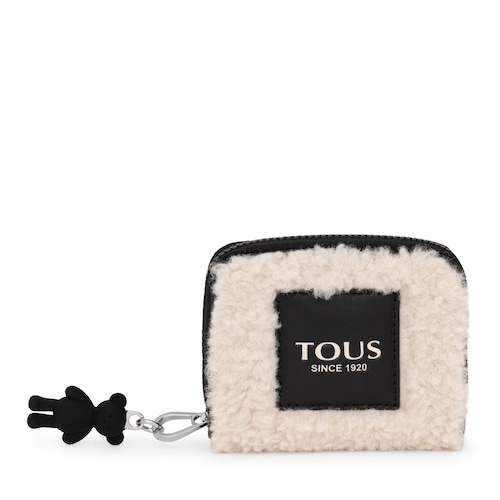 Medium beige Amaya Warm Change purse