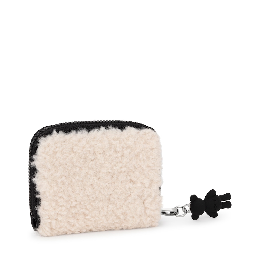 Medium beige Amaya Warm Change purse