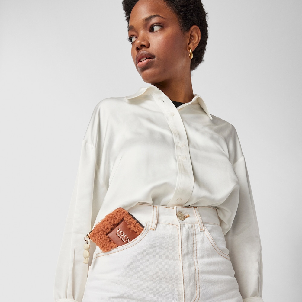 Medium russet Amaya Warm Change purse