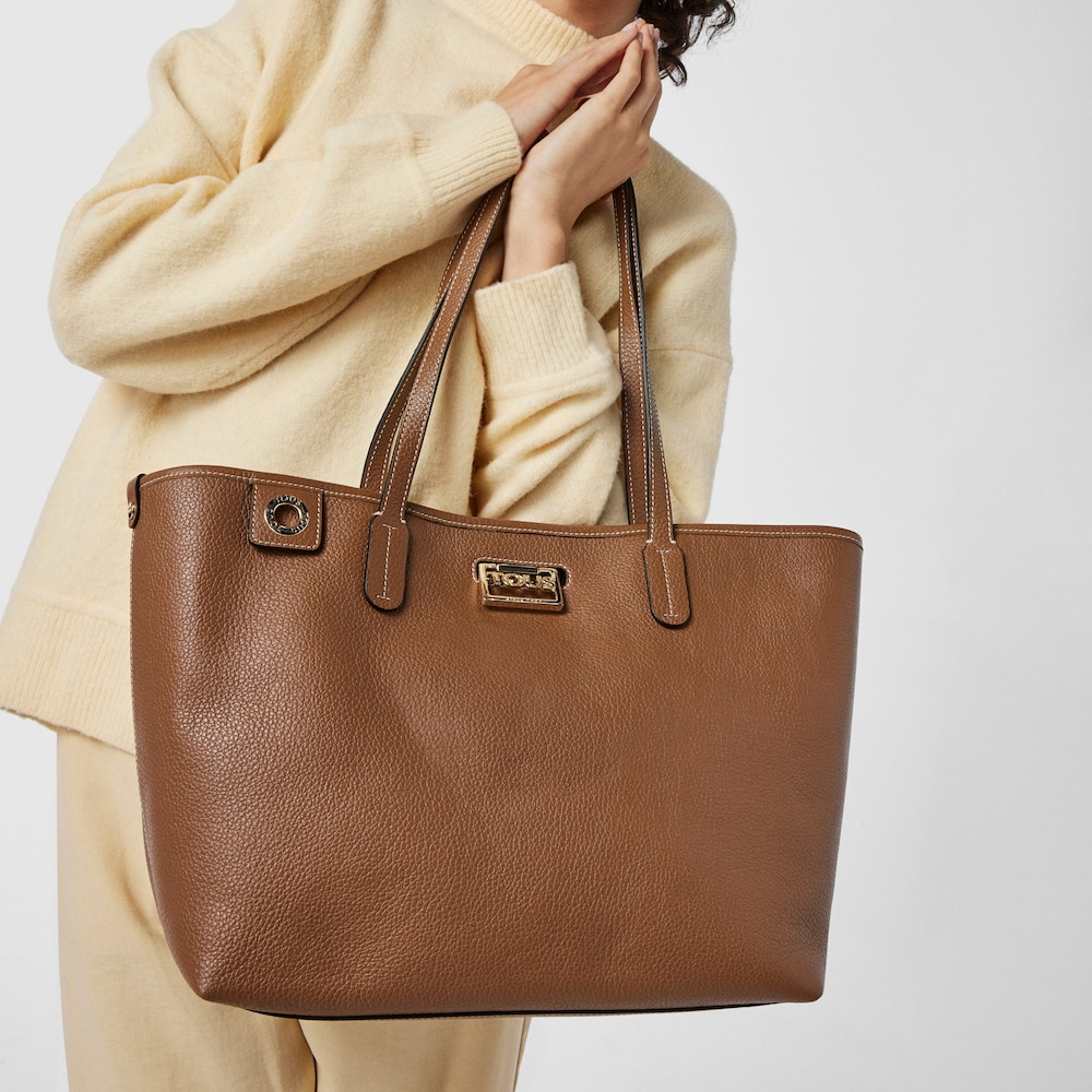 Brown leather TOUS Legacy Tote bag image number 2