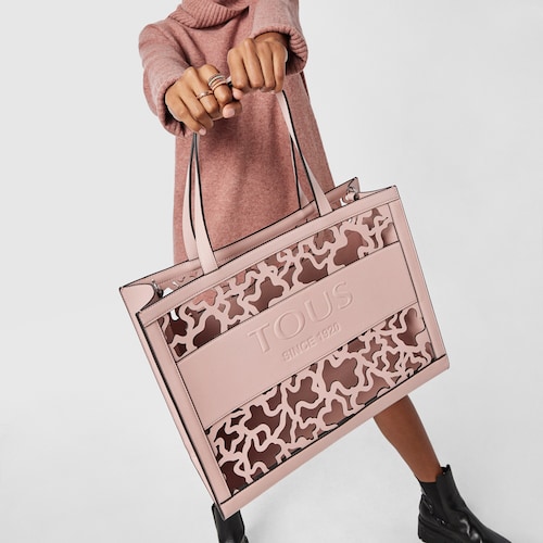 Large shopping bag Amaya Kaos Shock pink