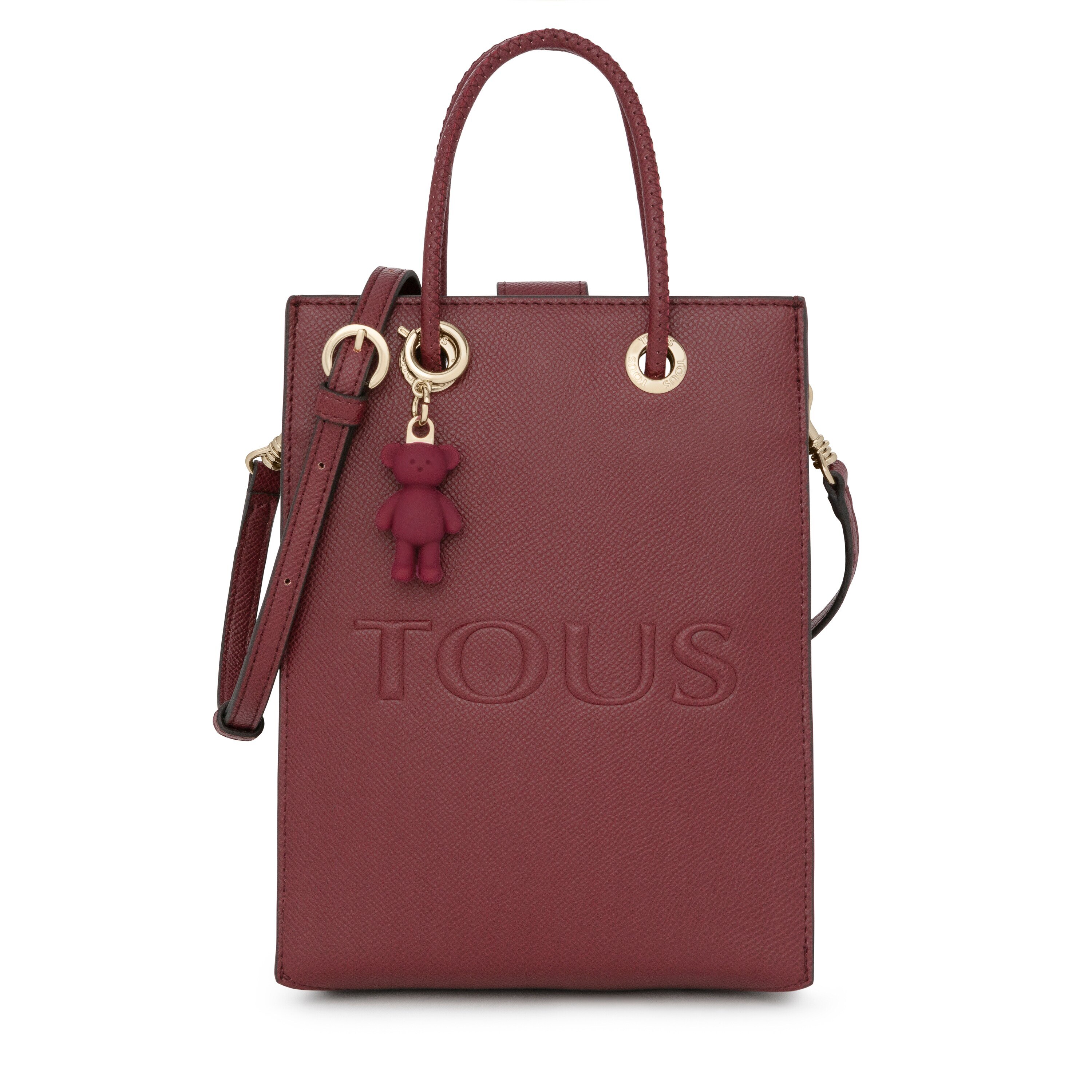 ★TOUT Y EST★ LOMEL MINI Micro Bag Maroon Burgundy BW020 Mini burgundy TOUS Pop Handbag | TOUS