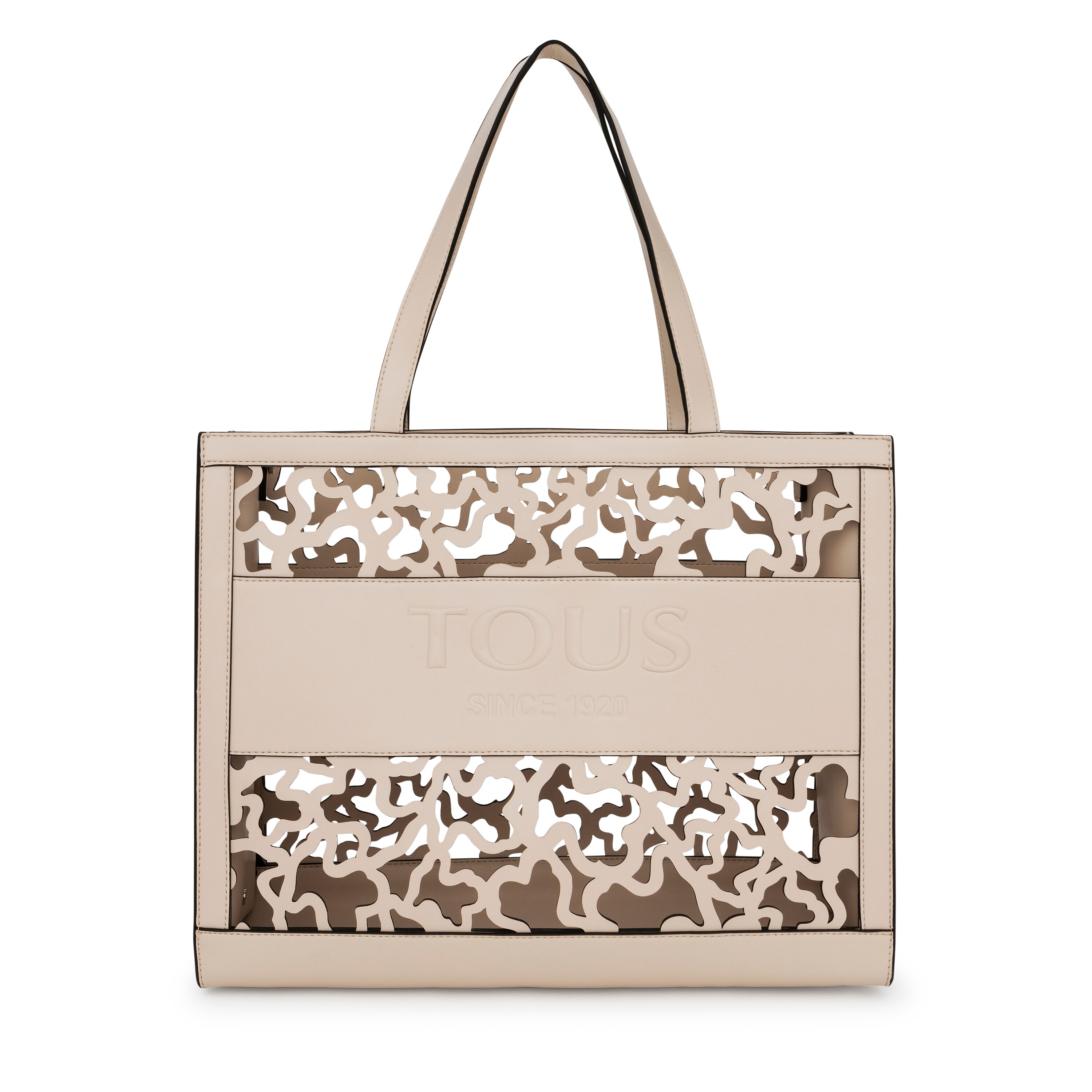 Large shopping bag Amaya Kaos Shock beige