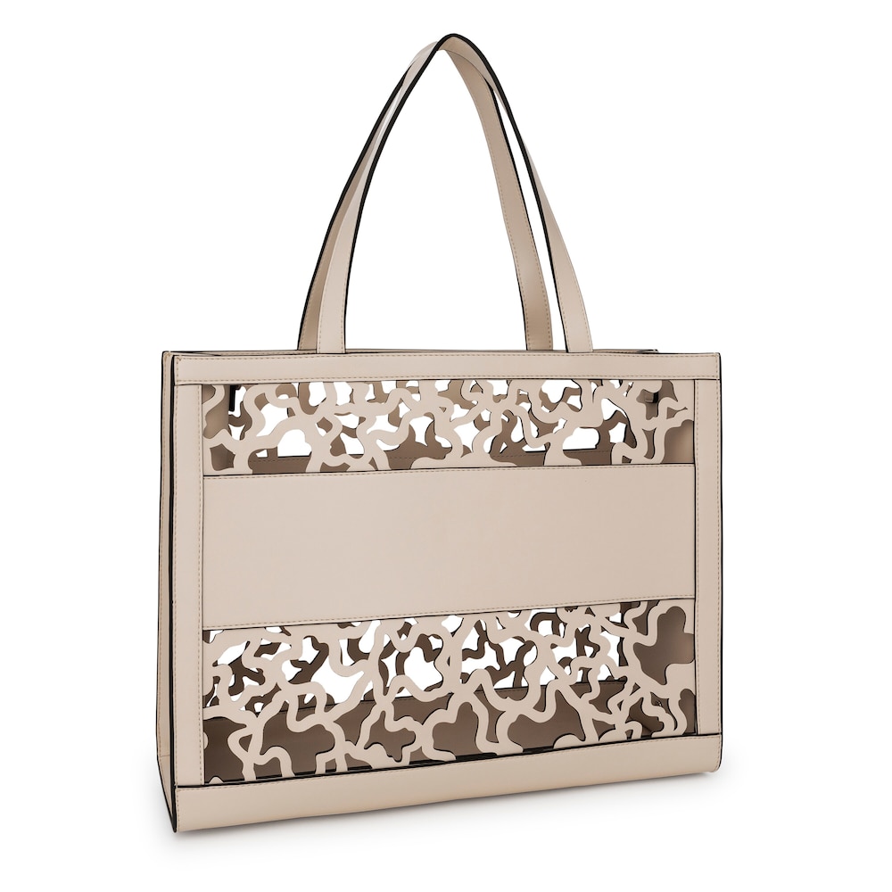 Large shopping bag Amaya Kaos Shock beige