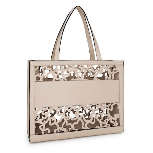 Shopping grande Amaya Kaos Shock beige