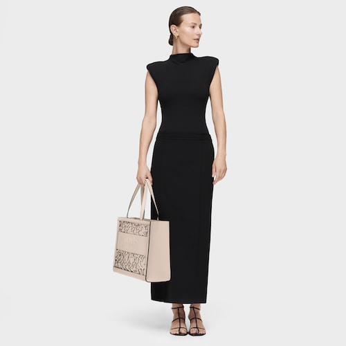 Shopping grande Amaya Kaos Shock beige