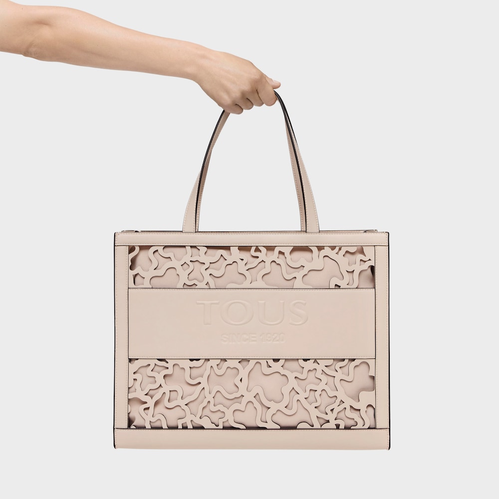 Large shopping bag Amaya Kaos Shock beige