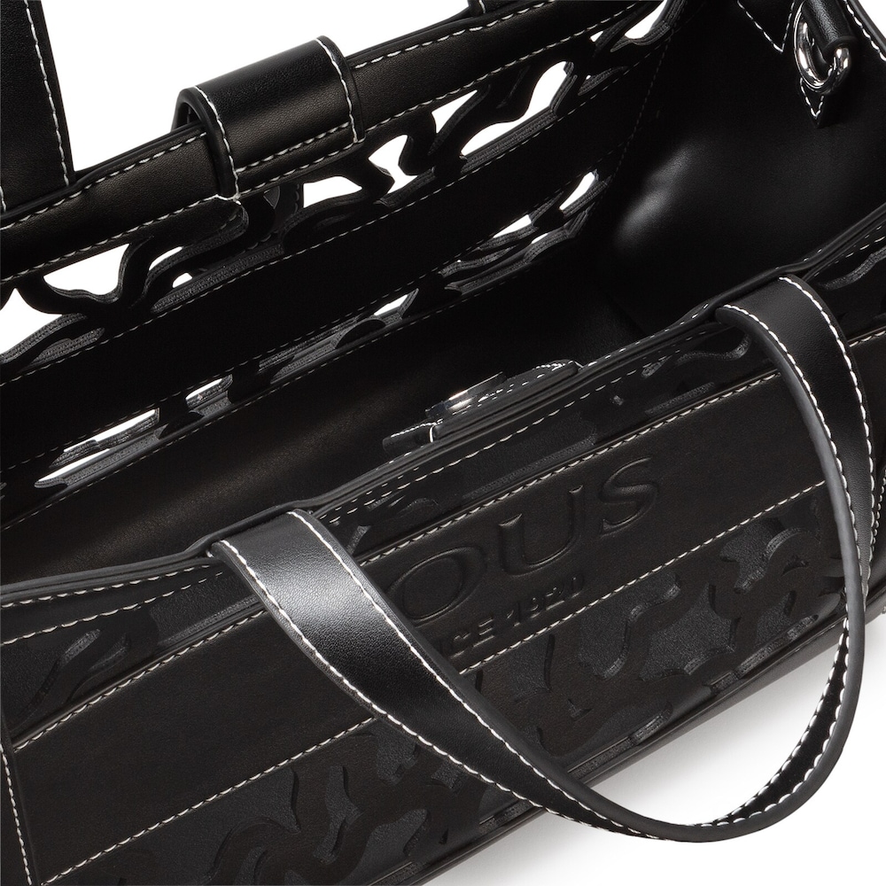 Medium black Amaya Kaos Shock shopping bag