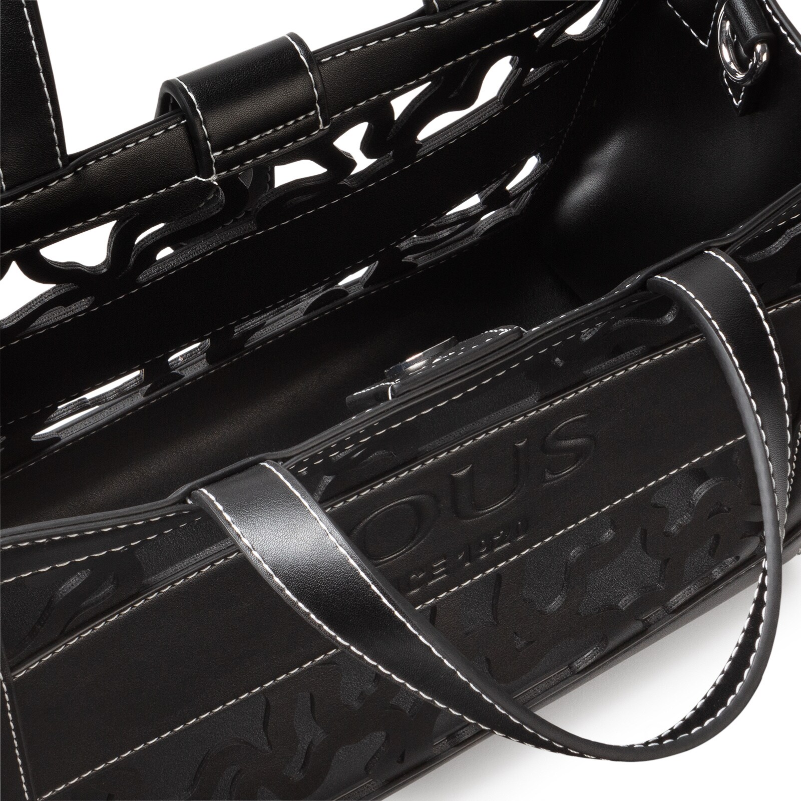 Medium black Amaya Kaos Shock shopping bag