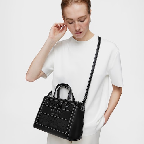 Shopping mediano Amaya Kaos Shock negro