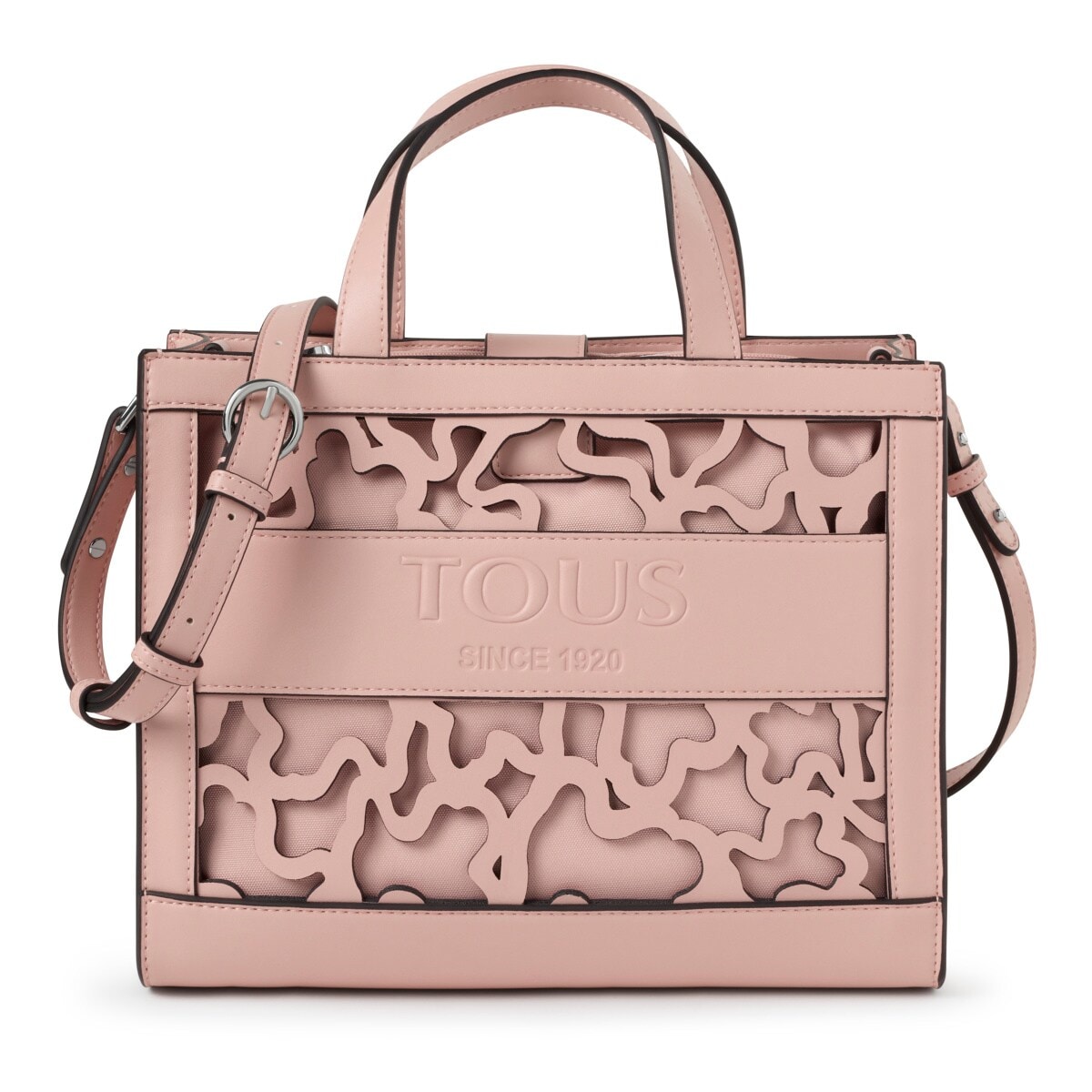 Medium pink Amaya Kaos Shock shopping bag