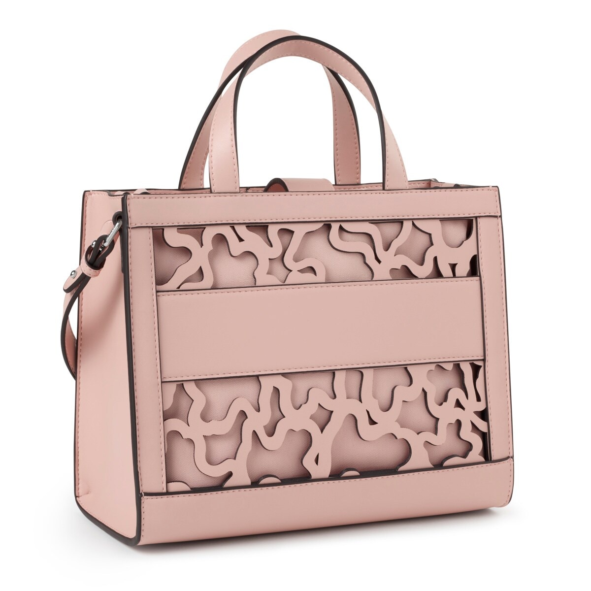 Medium pink Amaya Kaos Shock shopping bag