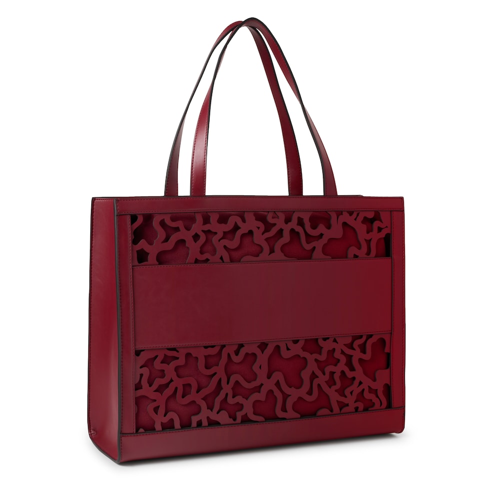 Large shopping bag Amaya Kaos Shock burgundy