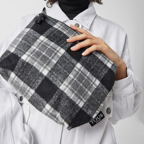 Bolsa mediana Amaya Kaos Shock multi gris
