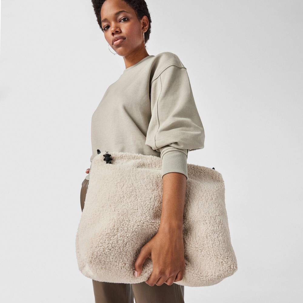 Bolsa grande Amaya Kaos Shock Warm beige