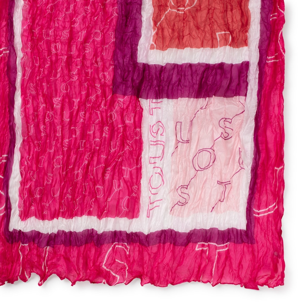 Tous Script - Apaszka z jedwabiu