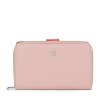 Billetera mediana New Dubai rosa y beige