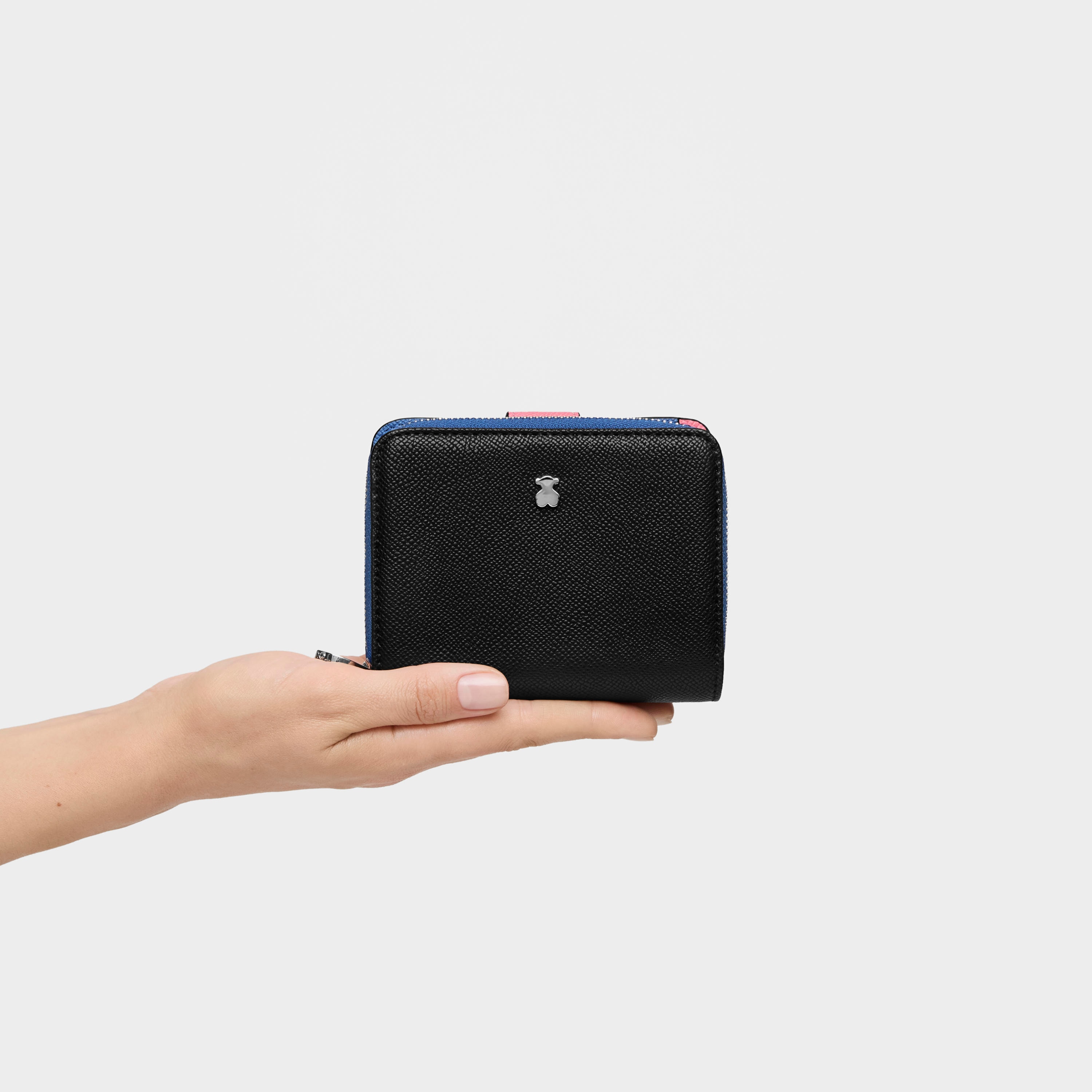 Small black and blue New Dubai Wallet