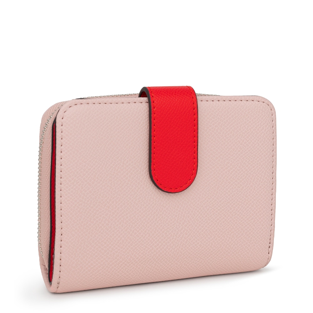 Small pink and beige New Dubai Wallet image number 1