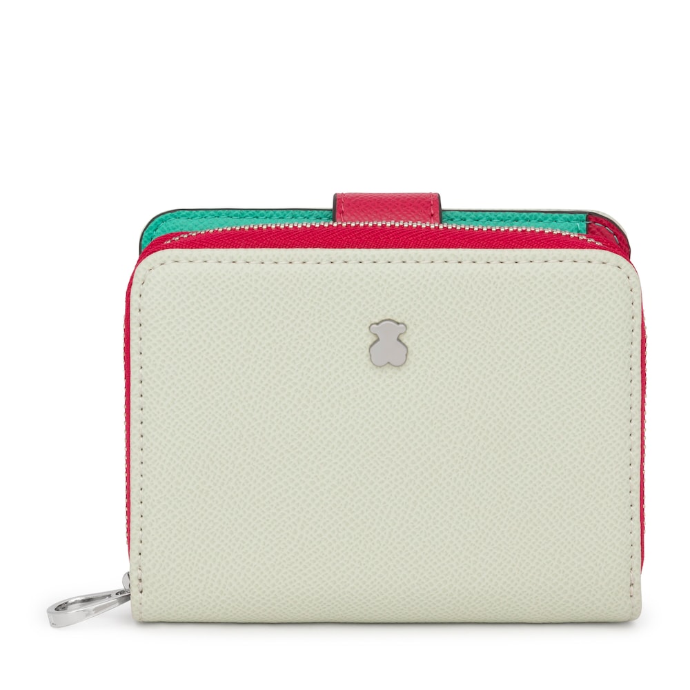 Small mint and beige New Dubai Wallet
