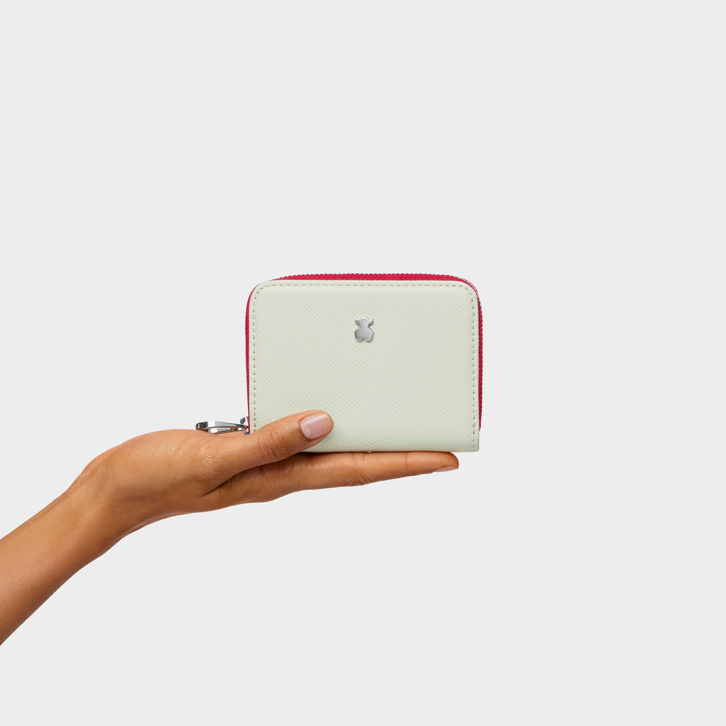 Small mint and beige New Dubai Wallet