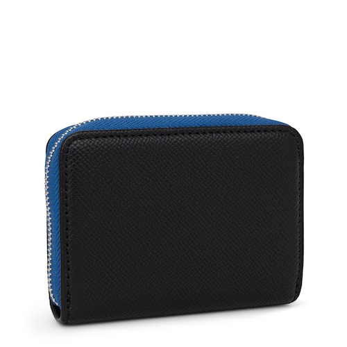 Monedero mediano New Dubai negro y azul