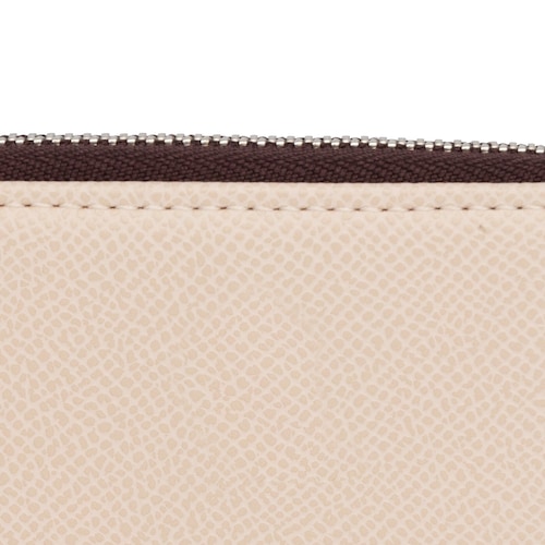 Porta-moedas médio New Dubai bege e castanho